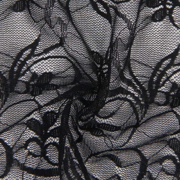 SUBBLIME - 954185 BABYDOLL EN DENTELLE À BRETELLES RÉGLABLES NOIRE S/M SUBBLIME BABYDOLLS