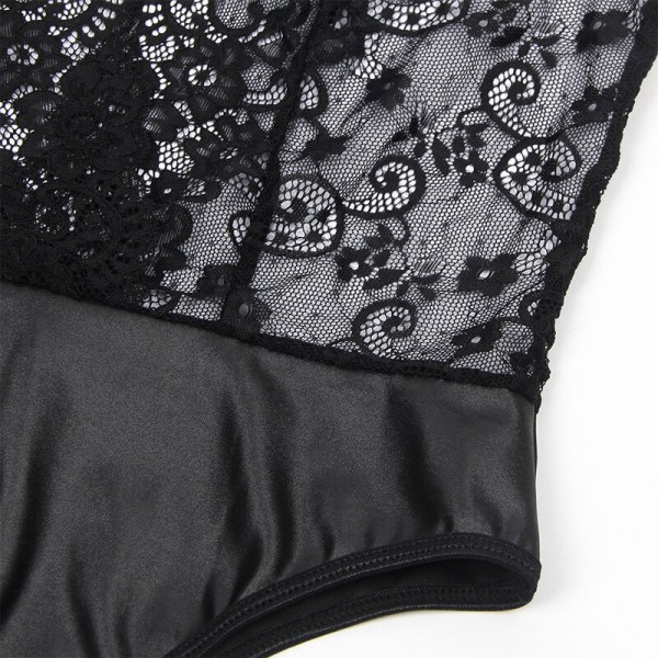 SUBBLIME - 954383 BODY SEXY AVEC PORTE-JARRETELLES NOIR S/M SUBBLIME BODYSTOCKINGS