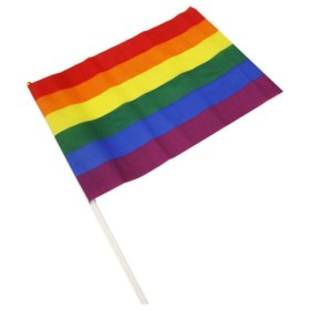 PRIDE - GRAND FANION DRAPEAU LGBT PRIDE - Articles amusants