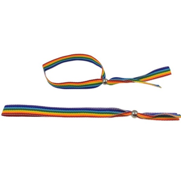 PRIDE - BRACELET BALLE EN ARGENT DRAPEAU LGBT PRIDE - Accessoires