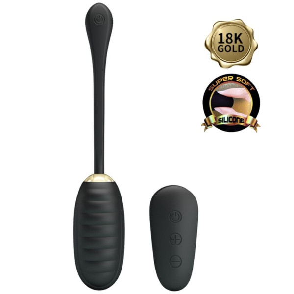 Œuf Vibrant Rechargeable Luxe Noir - Livraison Discrète | Pretty Love