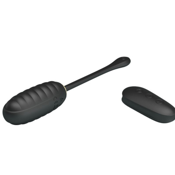 Œuf Vibrant Rechargeable Luxe Noir - Livraison Discrète | Pretty Love