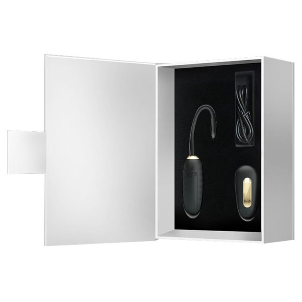 Œuf Vibrant Rechargeable Luxe Noir - Livraison Discrète | Pretty Love