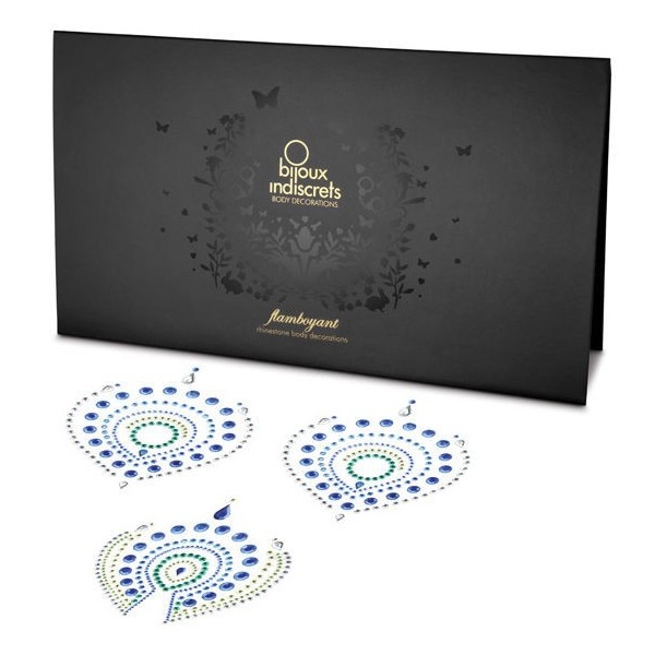 JOYERÍA - INDISCRETS JOYERÍA METÁLICA DESIRE FLAMBOYANT AZUL Y VE