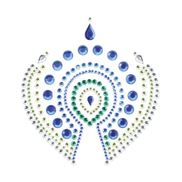 BIJOUX - INDISCRETS FLAMBOYANT BLEU&VERT BIJOUX DESIRE METALLIQUE