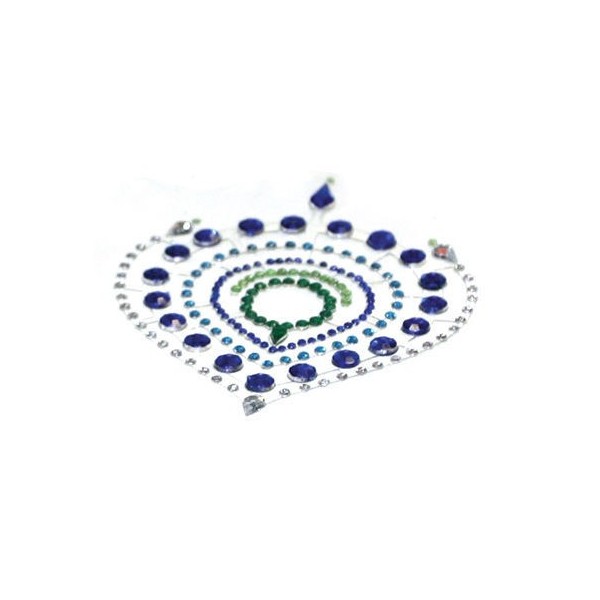 JÓIAS - INDISCRETOS FLAMBOYANT AZUL E VERDE DESEJO JÓIAS METÁLICAS