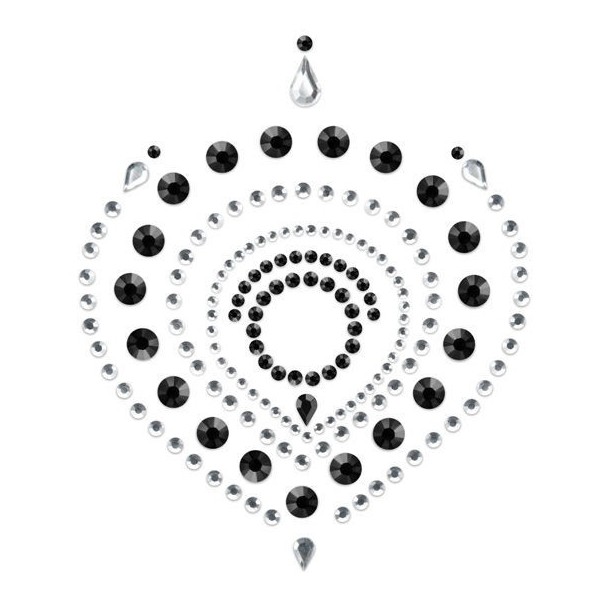 BIJOUX - INDISCRETS FLAMBOYANT NOIR & ARGENT BIJOUX DESIRE METALLIQUE