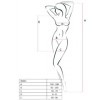 PASSION - FEMME BS025 BODYSTOCKING BLANC STYLE ROBE TAILLE UNIQUE PASSION WOMAN BODYSTOCKINGS