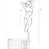 PASSION - FEMME BS027 BODYSTOCKING STYLE ROBE NOIR TAILLE UNIQUE PASSION WOMAN BODYSTOCKINGS
