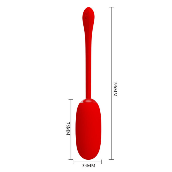 Œuf Vibrant Julius Imperméable Rouge - Qualité Premium & Livraison Discrète | Pretty Love