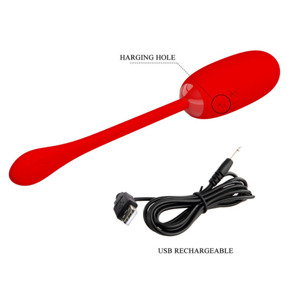 Œuf Vibrant Julius Imperméable Rouge - Qualité Premium & Livraison Discrète | Pretty Love