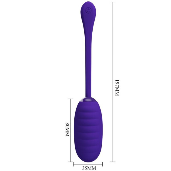 Œuf Vibrant Rechargeable Kirk Violet - Livraison Discrète