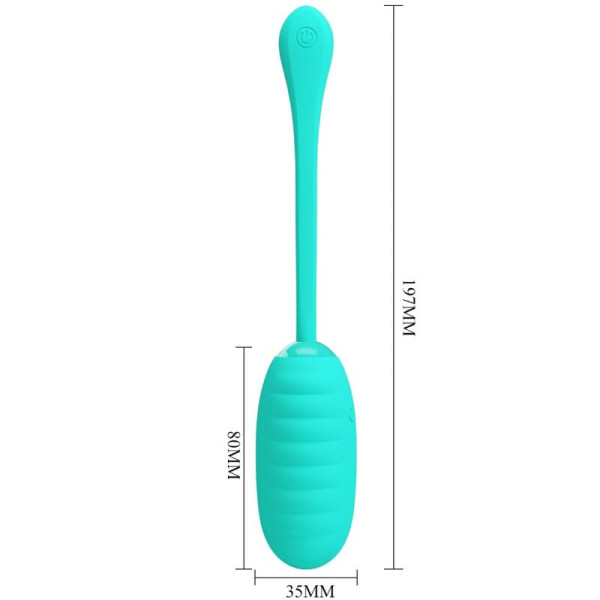 Œuf Vibrant Kirk Aqua Vert - Pas Cher & Livraison Discrète