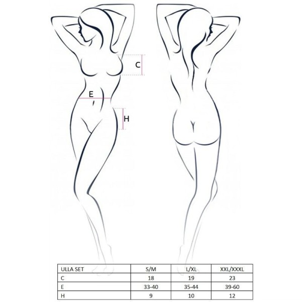 PASSION - ENSEMBLE FEMME ULLA TAILLE L/XL PASSION WOMAN SETS