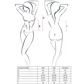 PASSION - FEMME HELLEN CORSET NOIR TAILLE S/M PASSION WOMAN CORSETS