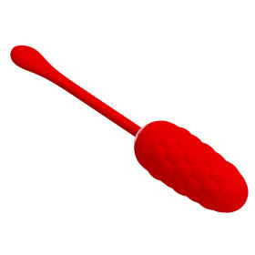 Oeuf Vibrant Texture Marine Rouge - Qualité Premium PRETTY LOVE