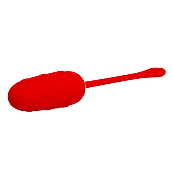 Oeuf Vibrant Texture Marine Rouge - Qualité Premium PRETTY LOVE
