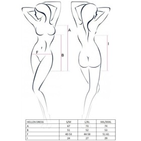 PASSION - FEMME HELLEN ROBE ET STRING TAILLE S/M PASSION WOMAN SETS