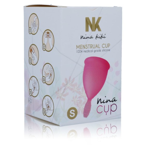 NINA KIKÍ - COPA MENSTRUAL ROSA - TALLA S NINA KIKÍ