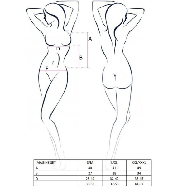 PASSION - ENSEMBLE FEMME IMAGINE TAILLE L/XL PASSION WOMAN SETS