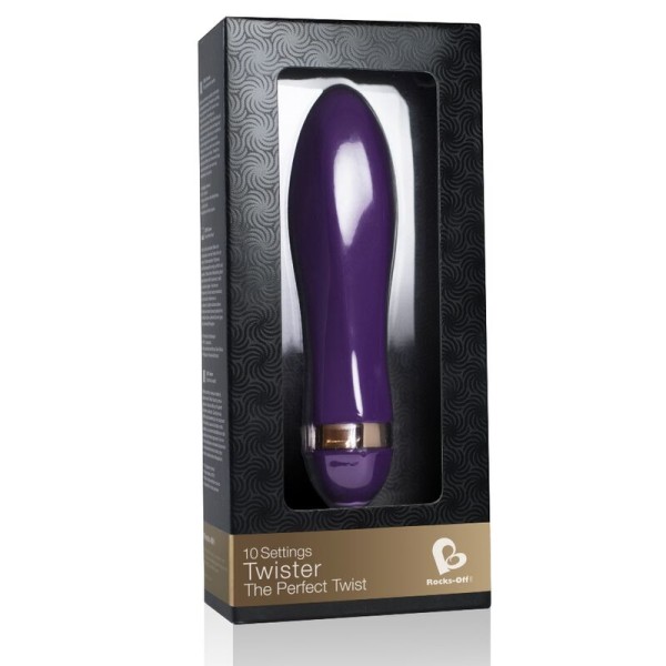 Rocks-Off - Vibrador Twister 10 Modos – Balas Vibradoras