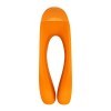 Satisfyer - Vibrador Dedo Candy Cane Naranja