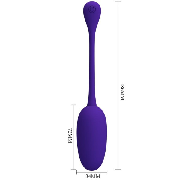 Oeuf Vibrant Knucker Violet - Rechargeable, Discrétion & Qualité