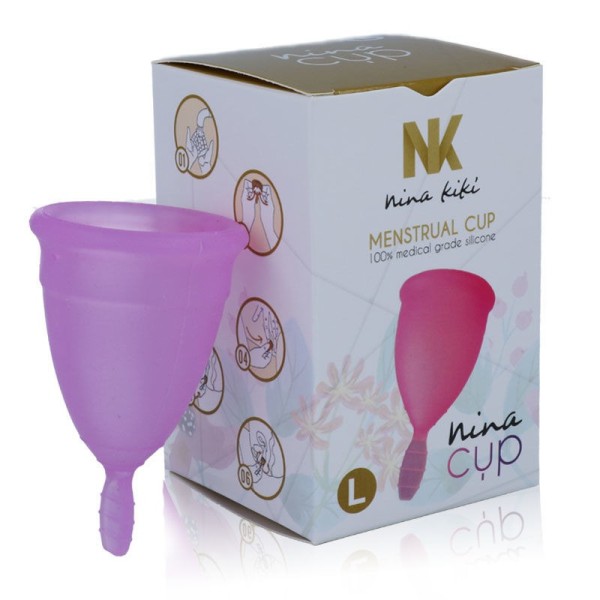 NINA KIKÍ - COPA MENSTRUAL MORADA - TALLA L NINA KIKÍ