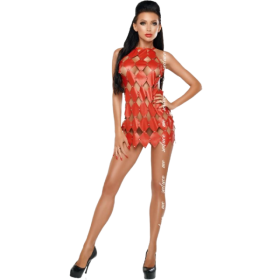 ME-SEDUCE - VESTIDO GWEN VERMELHO SEM COSTAS L/XL ME-SEDUCE VESTIDOS - Vestidos sexy