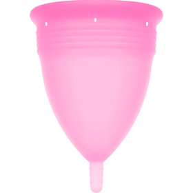 STERCUP - COPA MENSTRUAL DE SILICONA FDA ROSA - TALLA L STERCUP