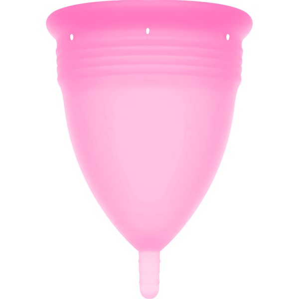 STERCUP - COPA MENSTRUAL DE SILICONA FDA ROSA - TALLA L STERCUP