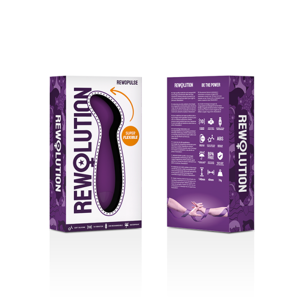Rewolution - Estimulador de ponto G com vibrador flexível Rewopulse