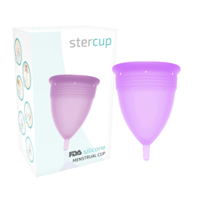 STERCUP - COUPE MENSTRUELLE EN SILICONE FDA LILAS - TAILLE L STERCUP