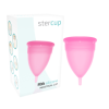 STERCUP - COPA MENSTRUAL DE SILICONA FDA ROSA - TALLA S STERCUP