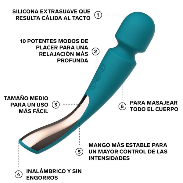 Lelo - Smart Medium Wand 2 Aqua Massager – Masseuses