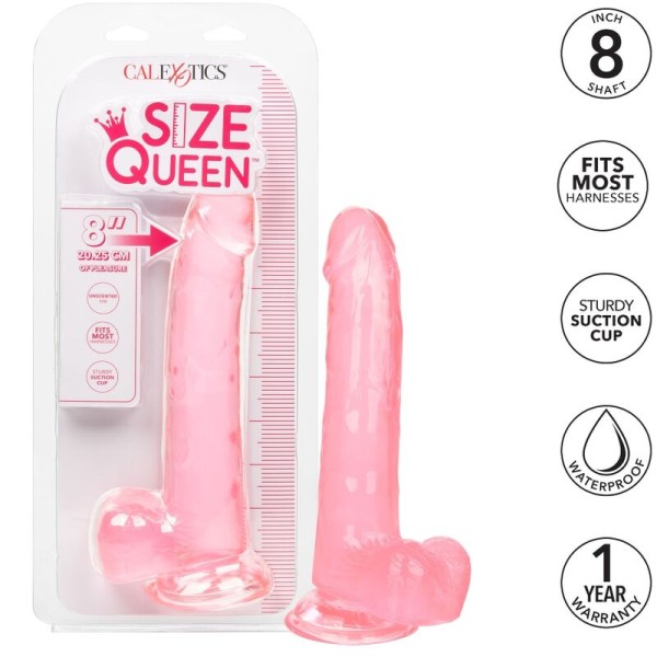 Calexotics - Consolador Queen Size Rosa 20.3 CM