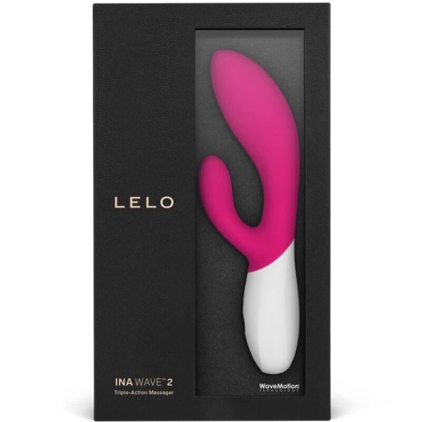 Lelo - INA Wave 2 Vbrador Luxe Mouvement Spécial Cerise