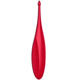 Satisfyer - Vibrador Twirling FUN TIP Rojo – Para clítoris