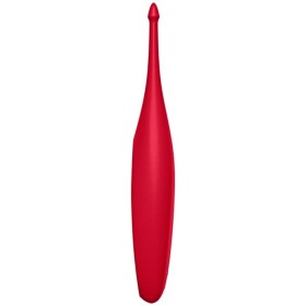Satisfyer - Vibrador Twirling FUN TIP Vermelho – Para clitóris