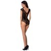 PASSION - FEMME BS064 BODYSTOCKING NOIR TAILLE UNIQUE PASSION WOMAN