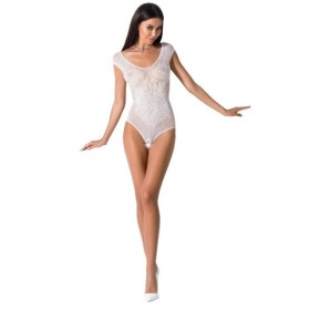 PASSION - FEMME BS064 BODYSTOCKING BLANC TAILLE UNIQUE PASSION WOMAN