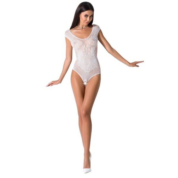 PASSION - FEMME BS064 BODYSTOCKING BLANC TAILLE UNIQUE PASSION WOMAN