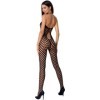 PASSION - FEMME BS065 BODYSTOCKING NOIR TAILLE UNIQUE PASSION WOMAN