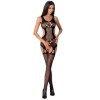 PASSION - FEMME BS066 BODYSTOCKING NOIR TAILLE UNIQUE PASSION WOMAN