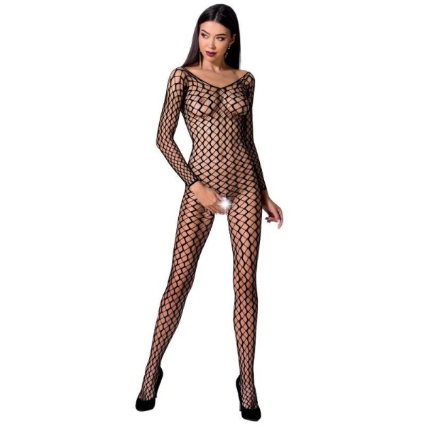 PASSION - MUJER BS068 BODYSTOCKING NEGRO TALLA ÚNICA PASSION MUJE