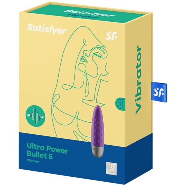 Satisfyer - Ultra Power Bullet 5 Violeta – Balas vibratorias