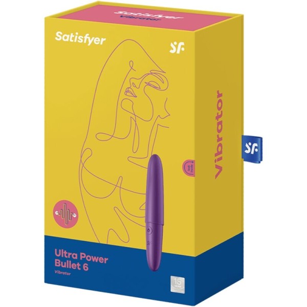 Satisfyer - Ultra Power Bullet 6 Morado – Balas Vibradoras