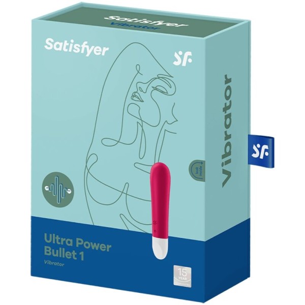 Satisfyer - Ultra Power Bullet 1 Rouge – Mini-vibrateurs