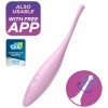 Satisfyer - Vibrador Clit Tip Twirling JOY Rosa