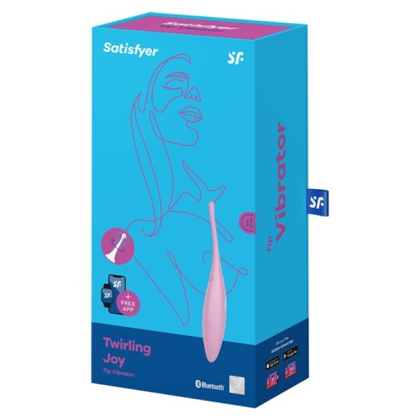 Satisfyer - Vibrador Clit Tip Twirling JOY Rosa